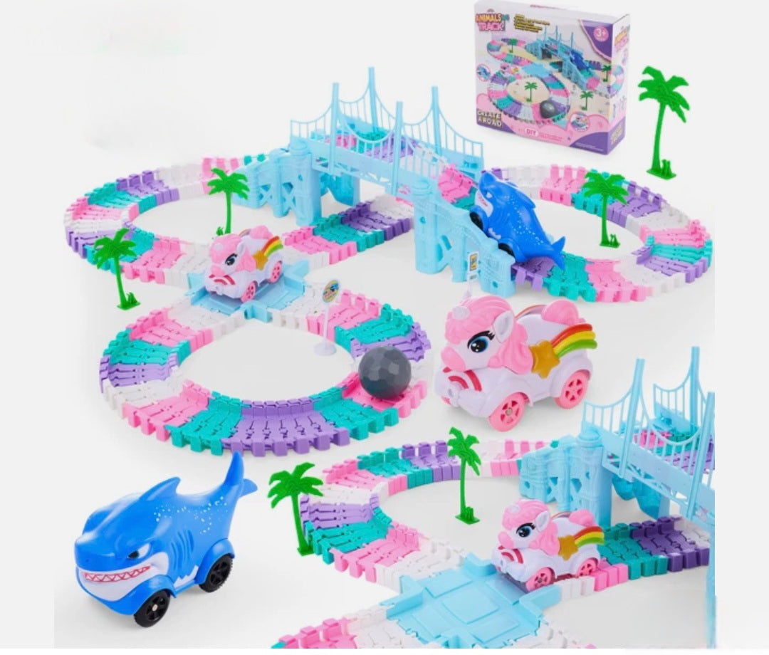 Unicorn Track Set 220Pcs