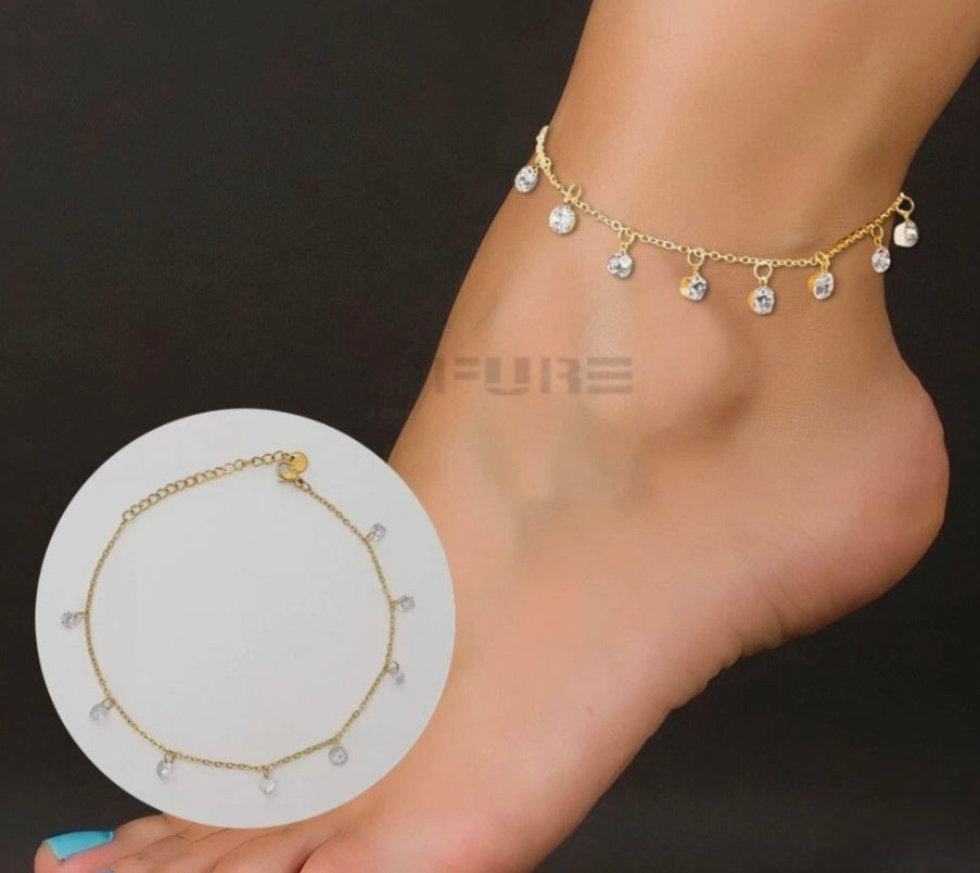 Womens Dangling Anklet