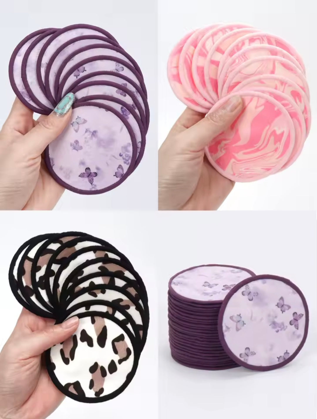 Reusable Makeup Remover Pads 10Pck
