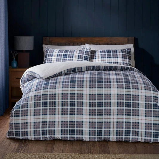 Tartan Check King Bed Set