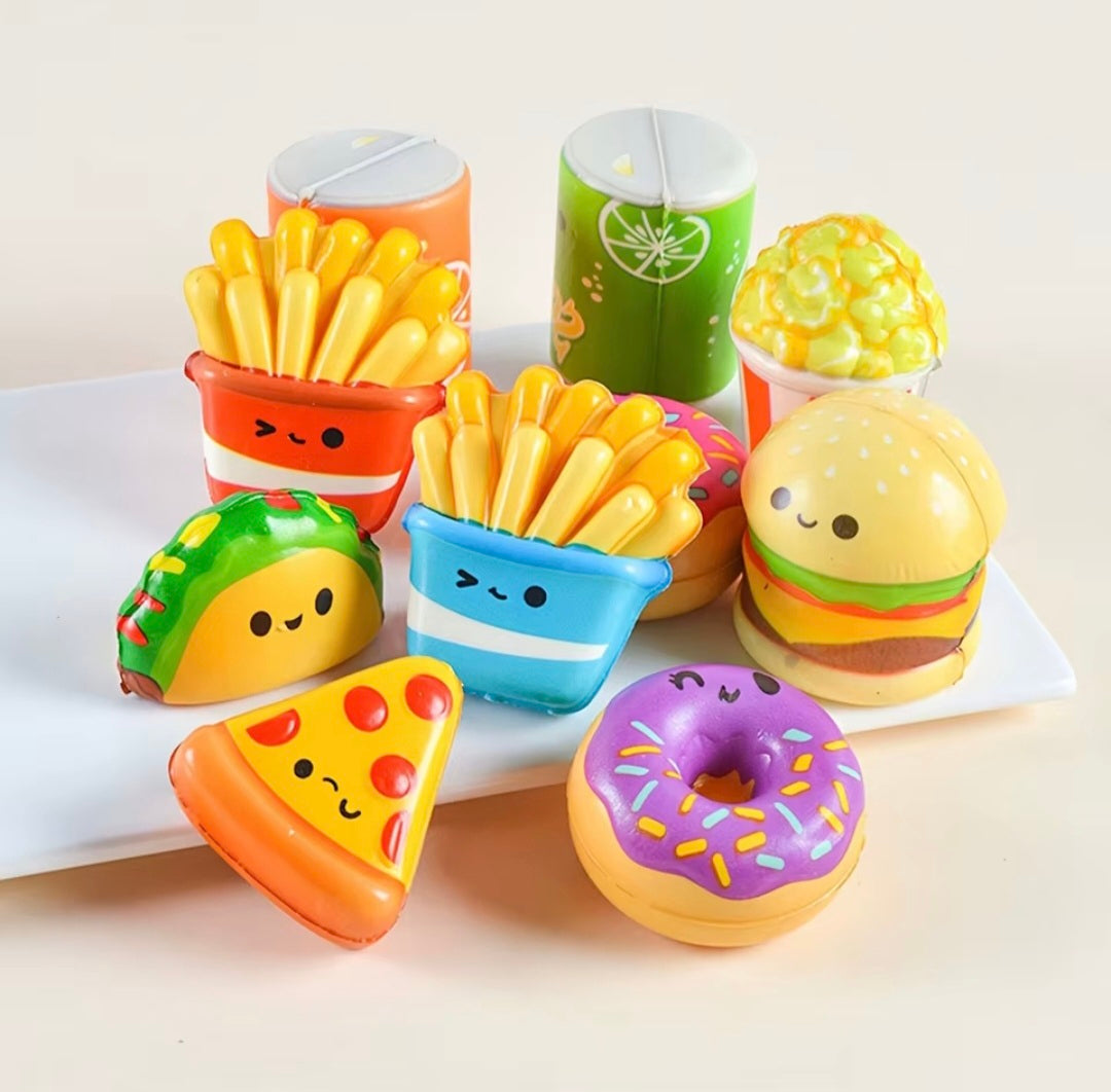 Foam Food Squishys 6Pck