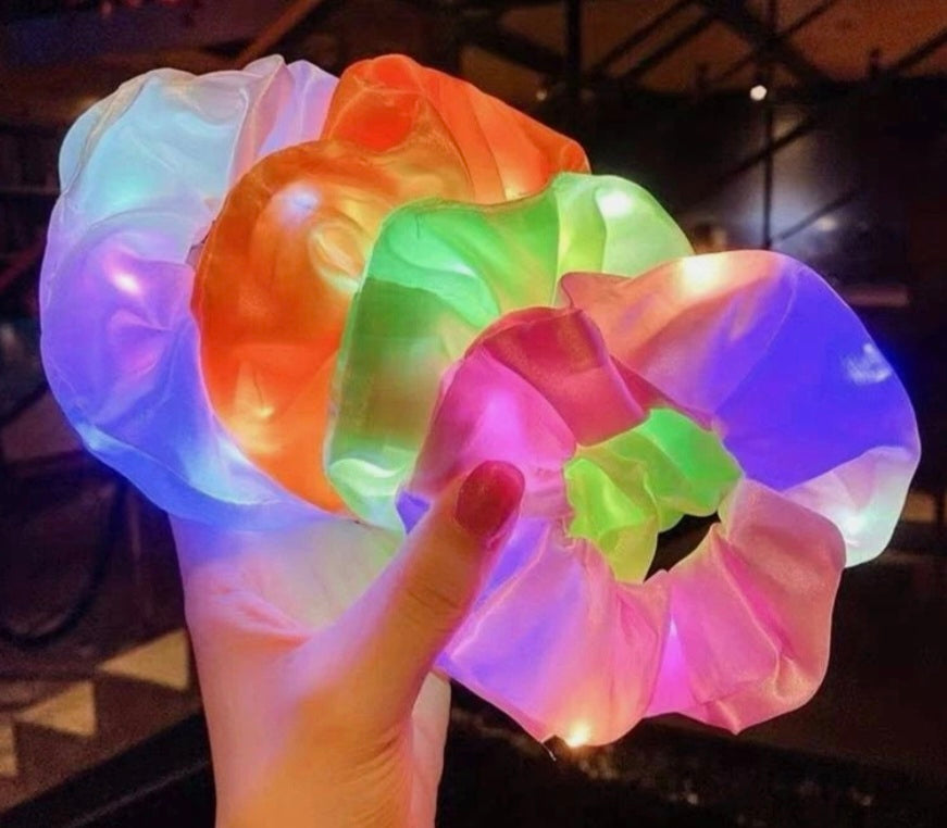 Led Light Up Hair Scrunchies