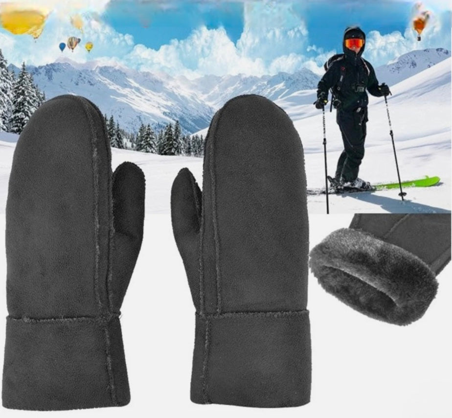 Ladies Thermal Leather Gloves