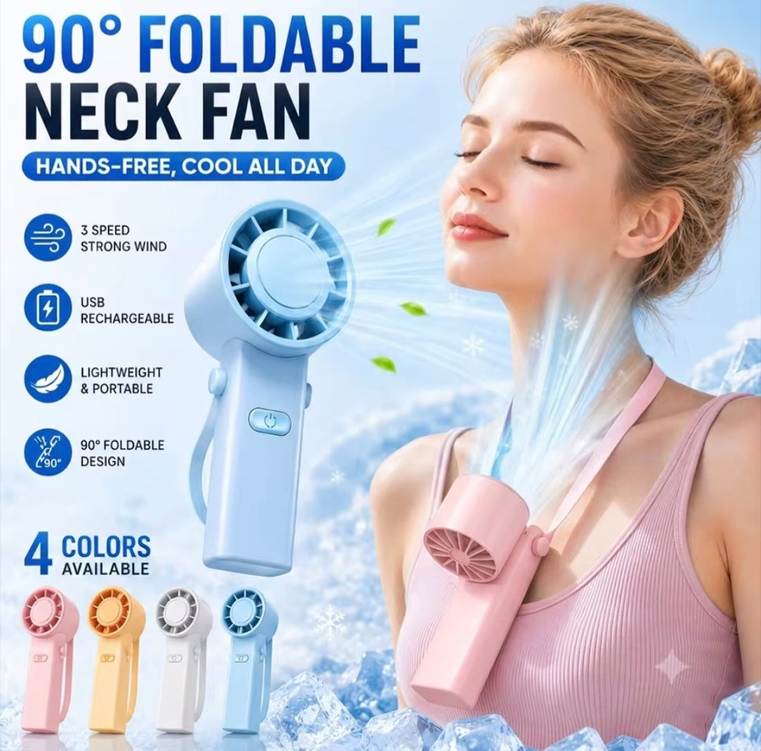 Foldable Neck Fan