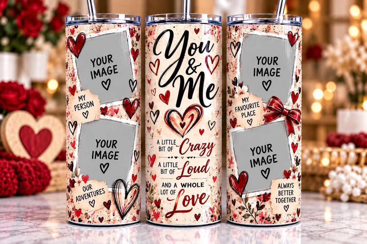 You & Me Personalised Tumbler