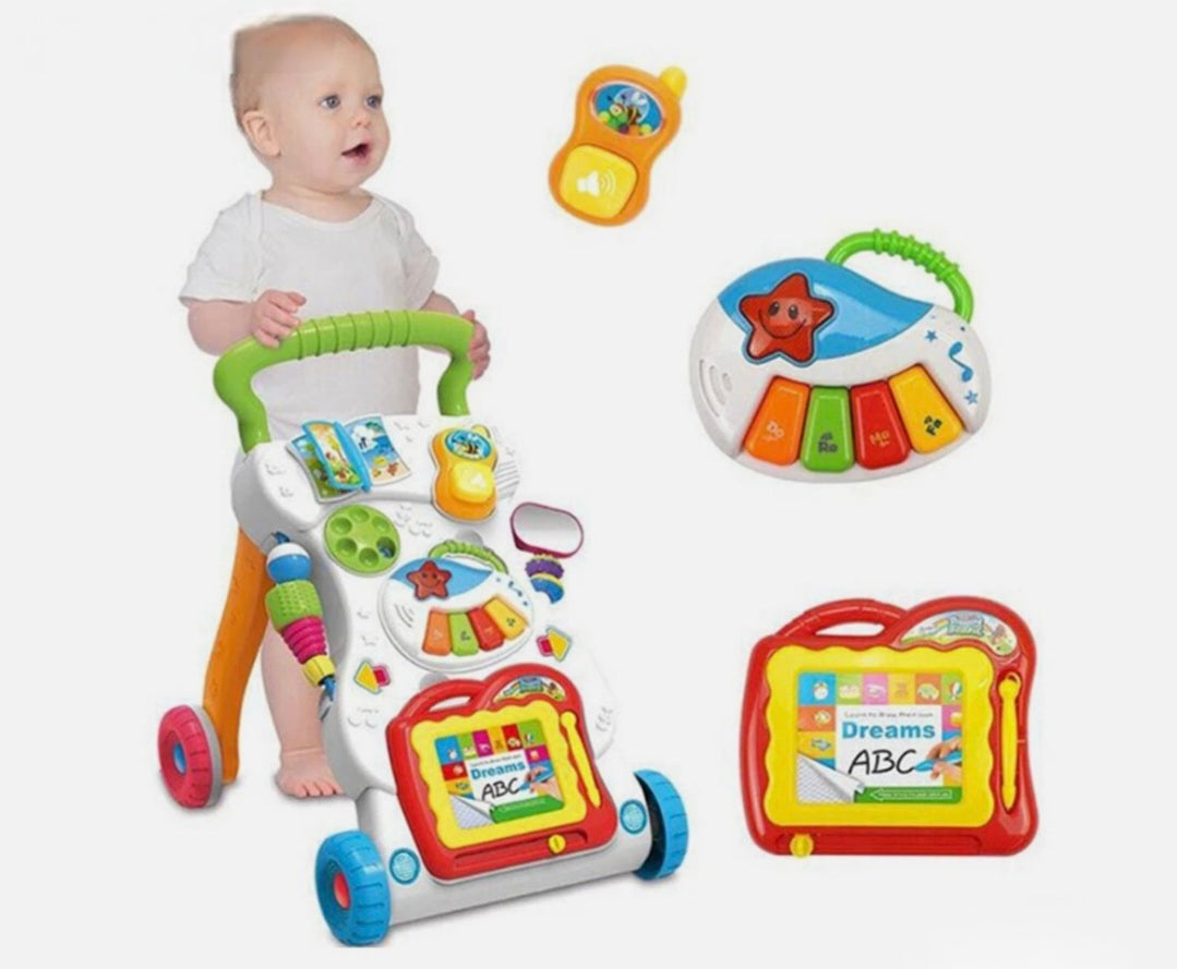 2 In 1 Musical Baby Walker