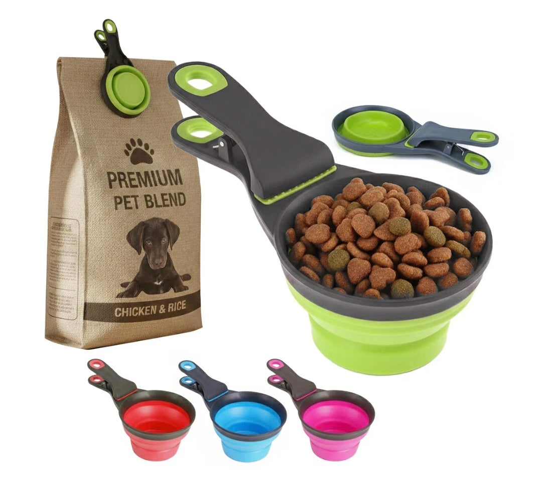 3 in 1 Collapsible Pet Food Scoop