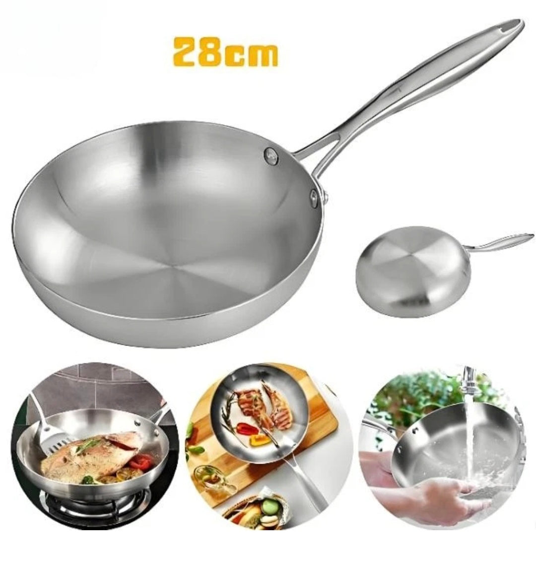 Stainless Steel Frying Pan