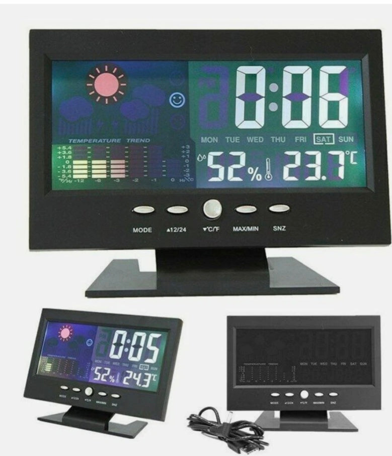 Large Led Digital Calendar Clock