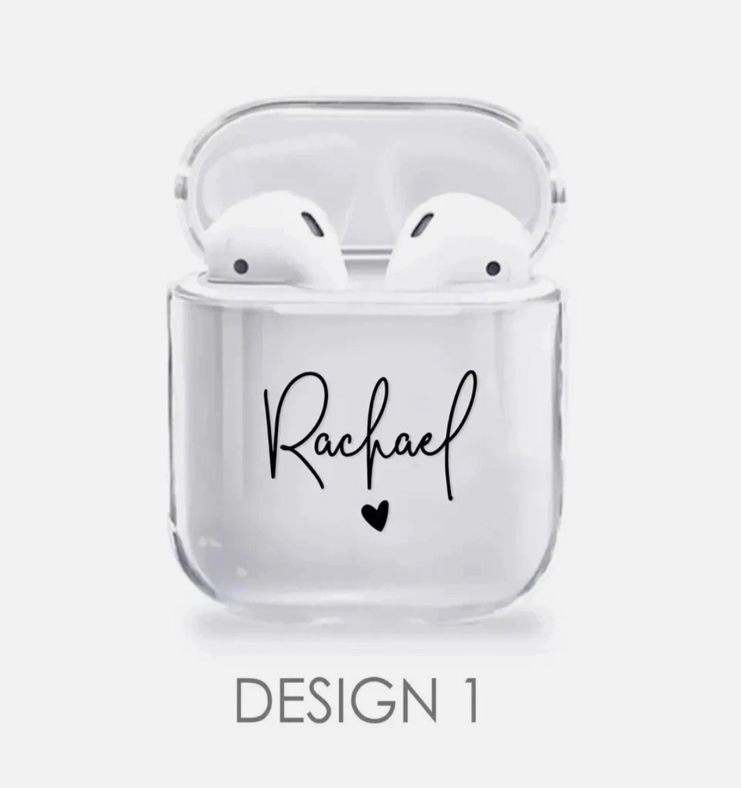 Personalised Silicone Airpods Case