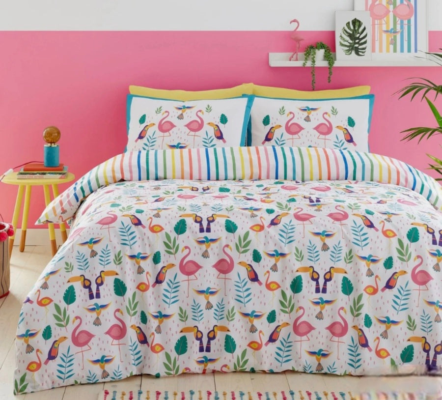 Flamingo Single Bed Set