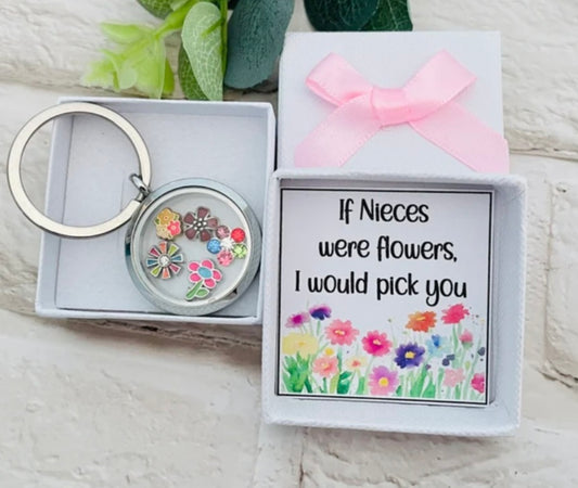 Personalised Locket Keyring