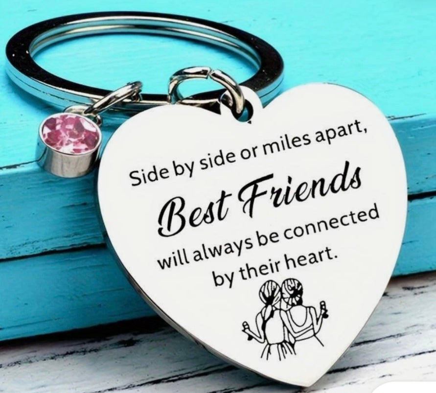 Best Friends Friendship Keyring