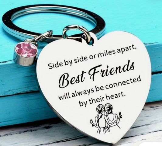 Best Friends Friendship Keyring