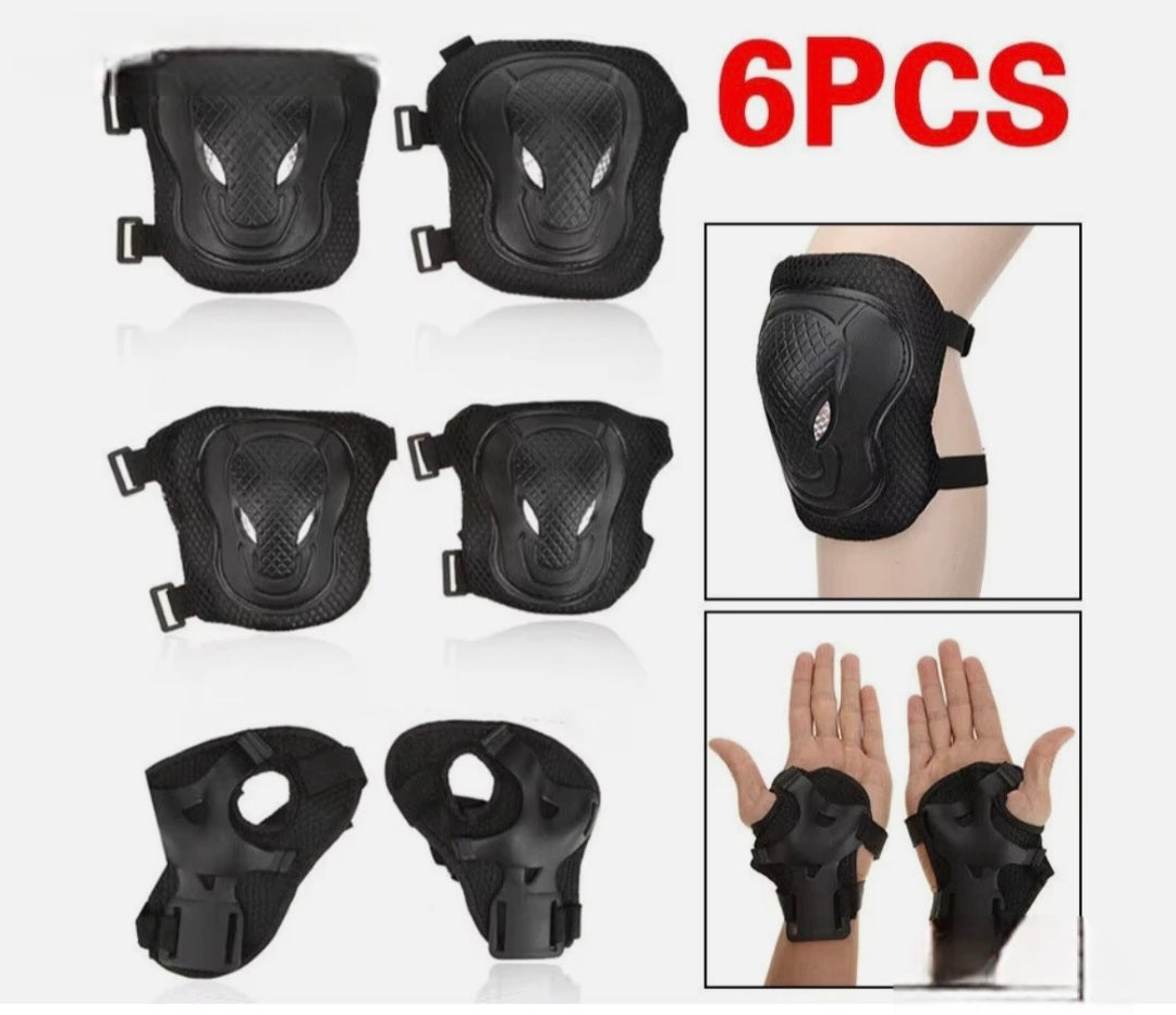 Skateboard Knee Elbow Wrist Protector Pads