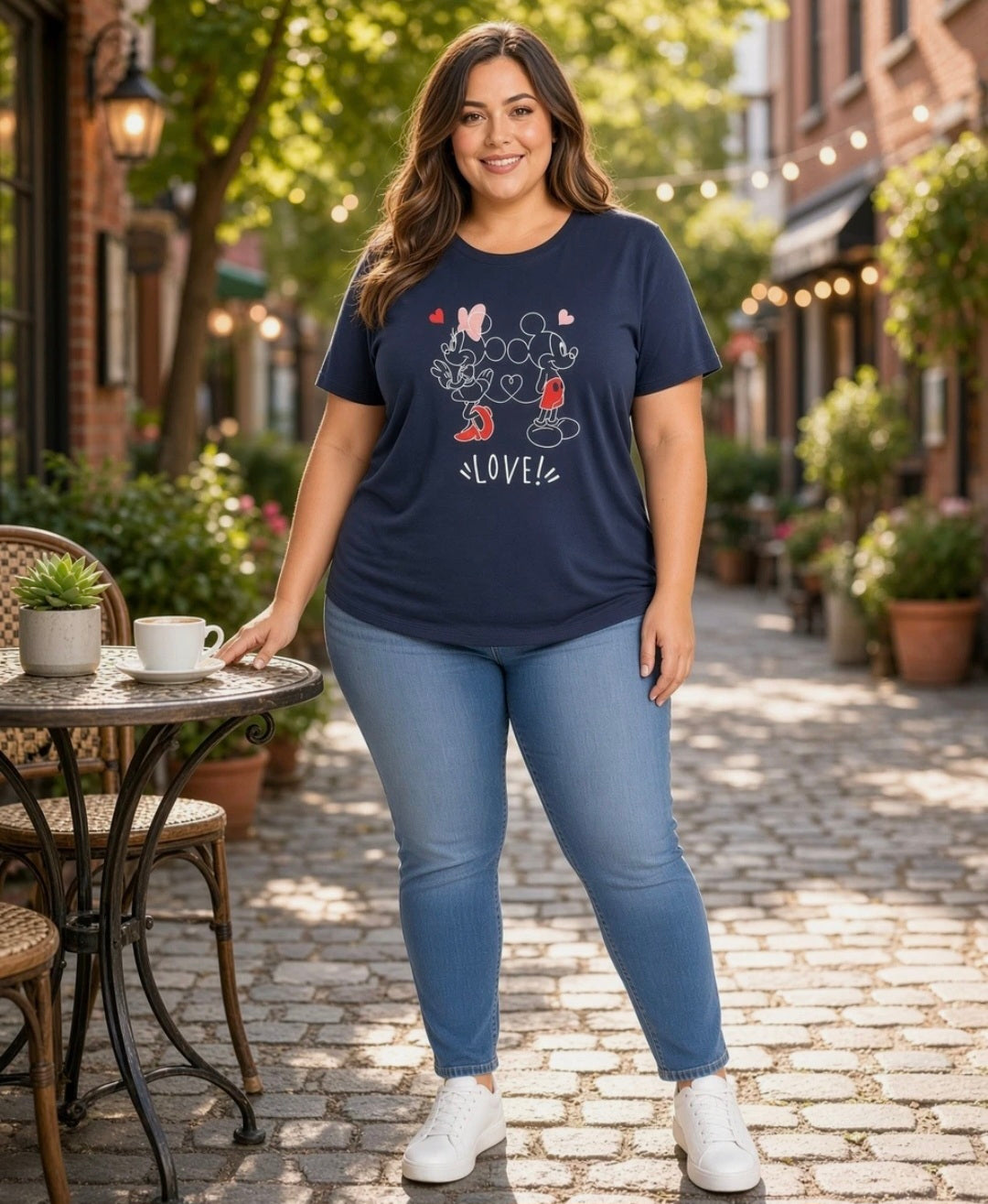 Mouse Love Tshirt Plus Size