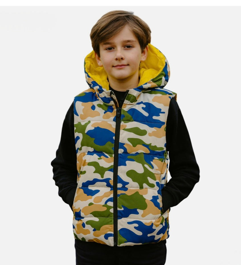Boys Puffer Gilet Body Warmer