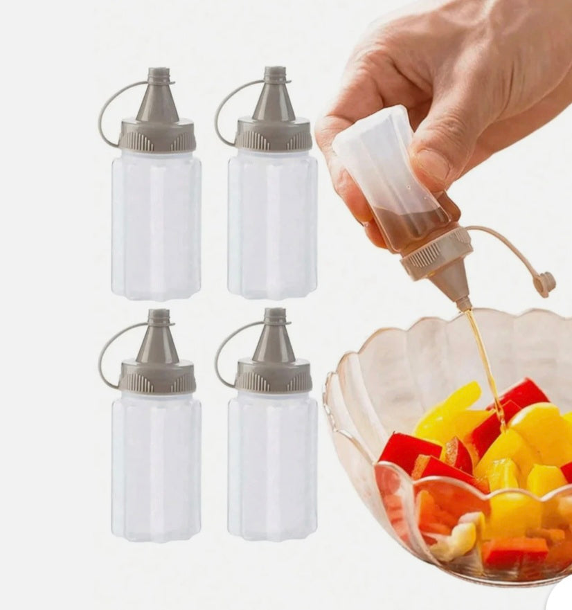 Mini Squeezy Sauce Bottles x 4