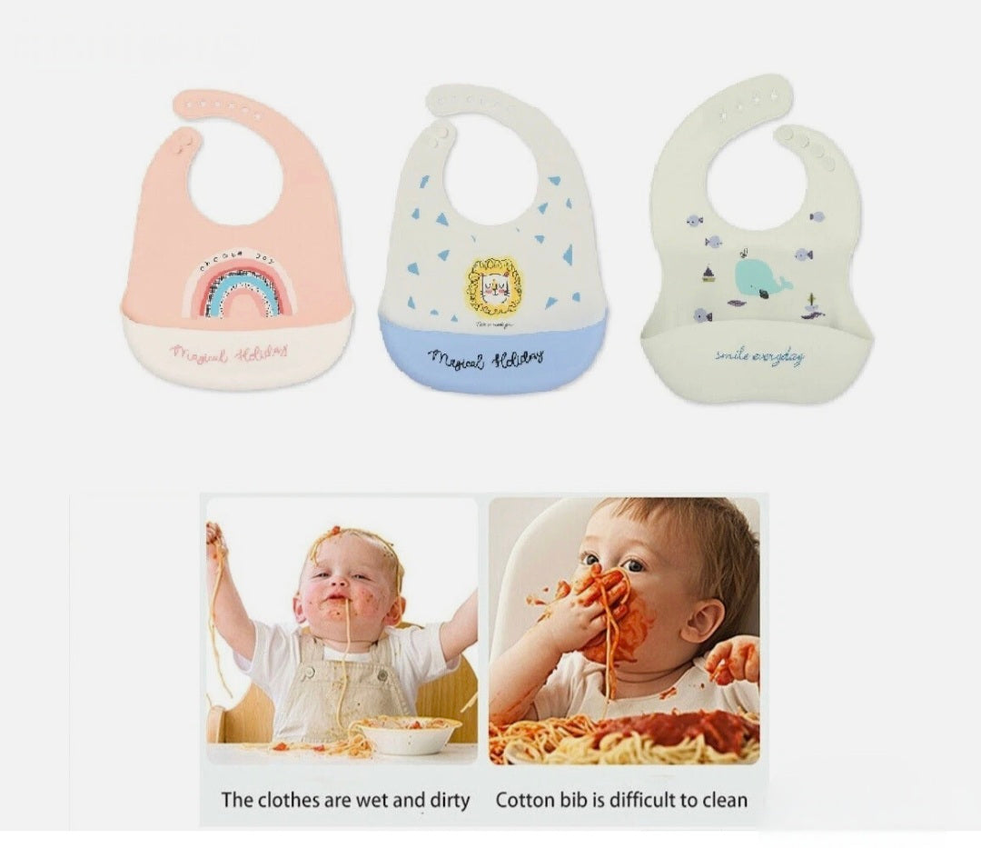 Silicone Food Catcher Bib