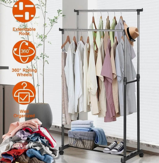 Clothes Rack On Wheels