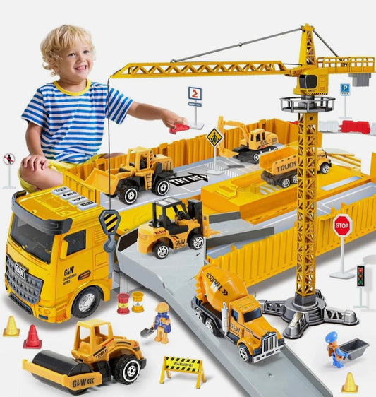 Large Construction Transport Truck