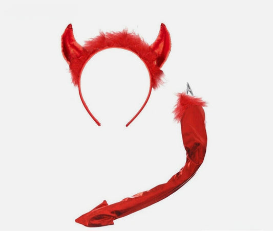 Devil Headband And Tail