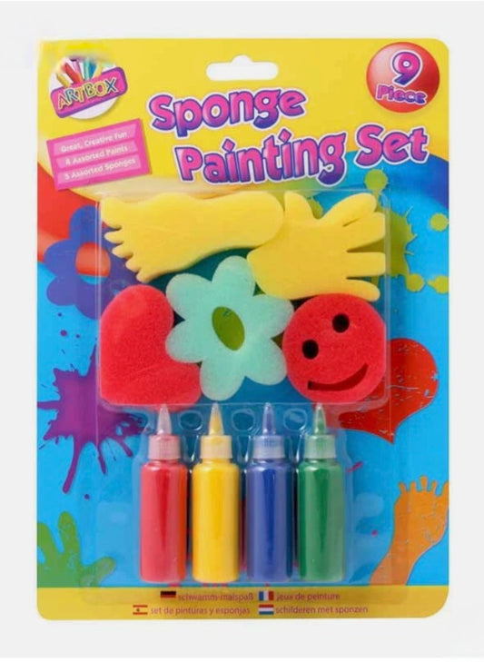 9 Piece Sponge Painting Set