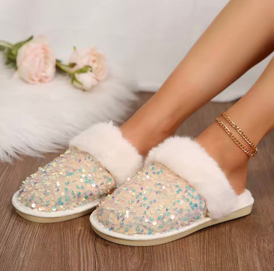 Sequin Slippers