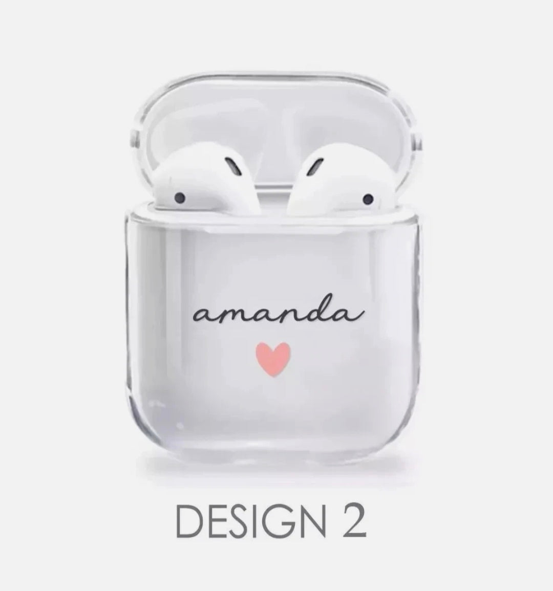Personalised Silicone Airpods Case