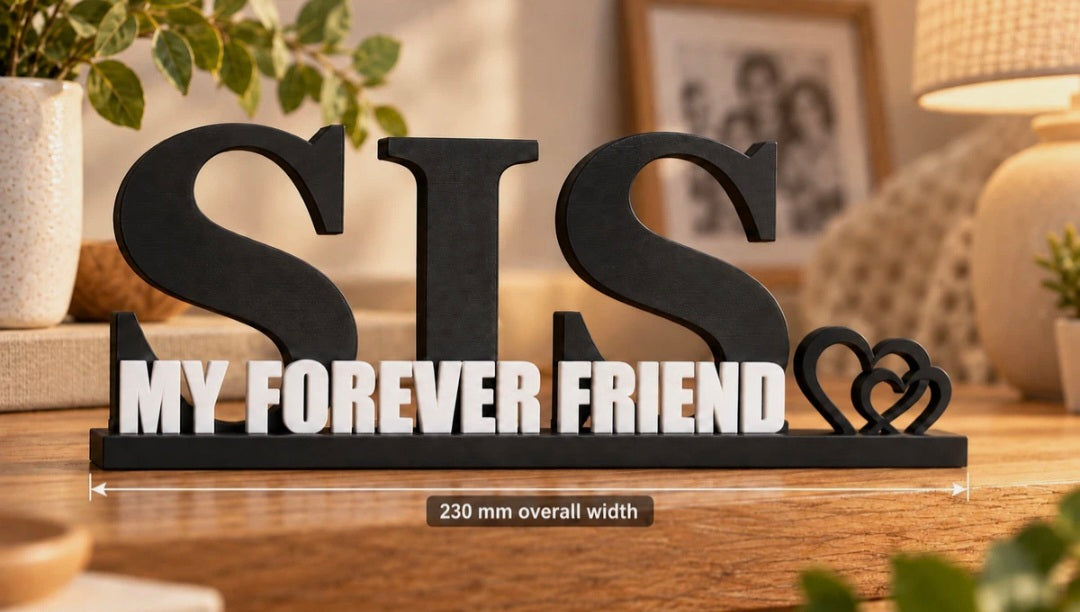 Sis Free Standing Plaque