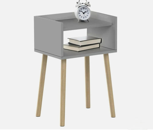 Wooden Nightstand Cabinet
