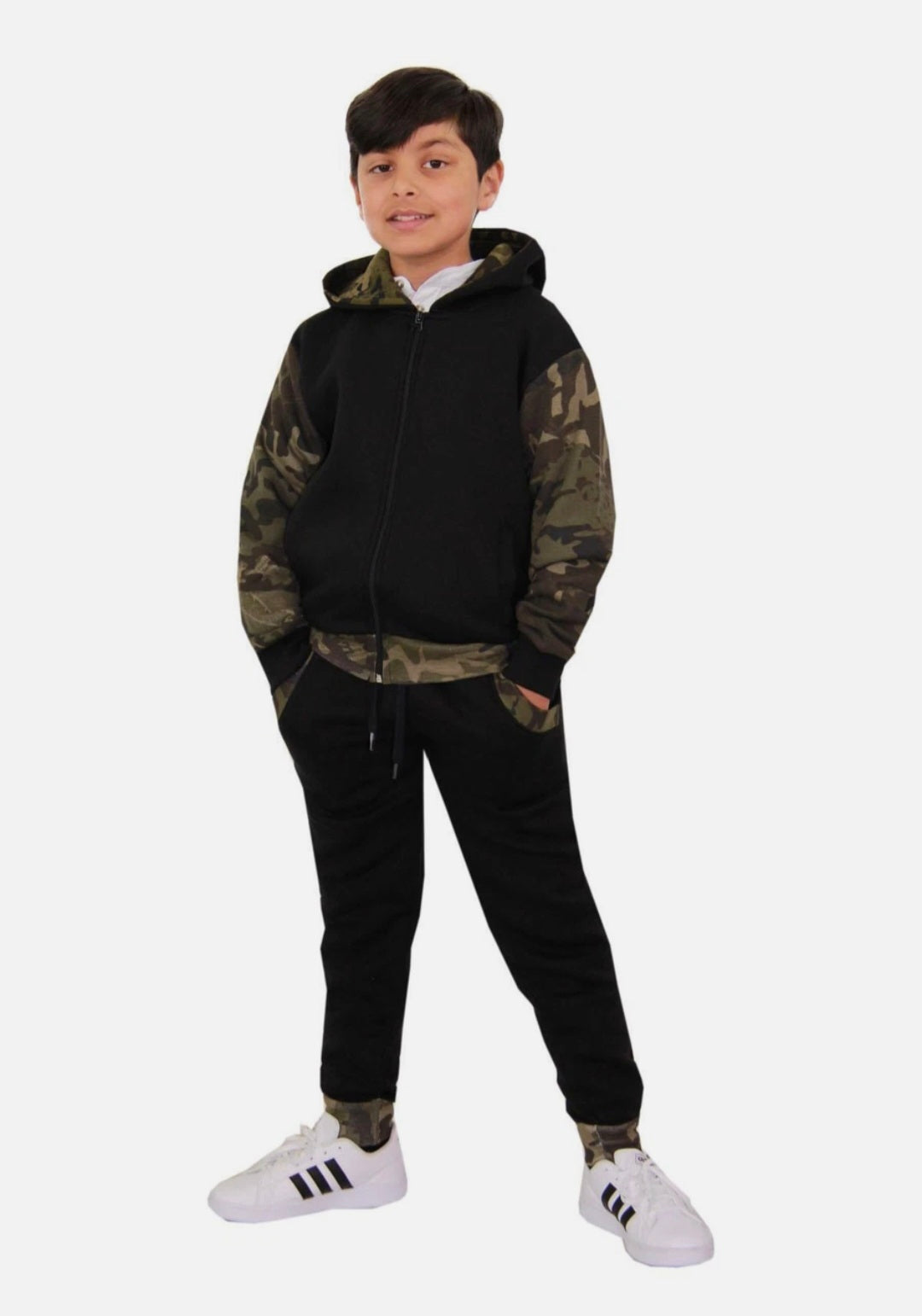 Boys Camo Tracksuit
