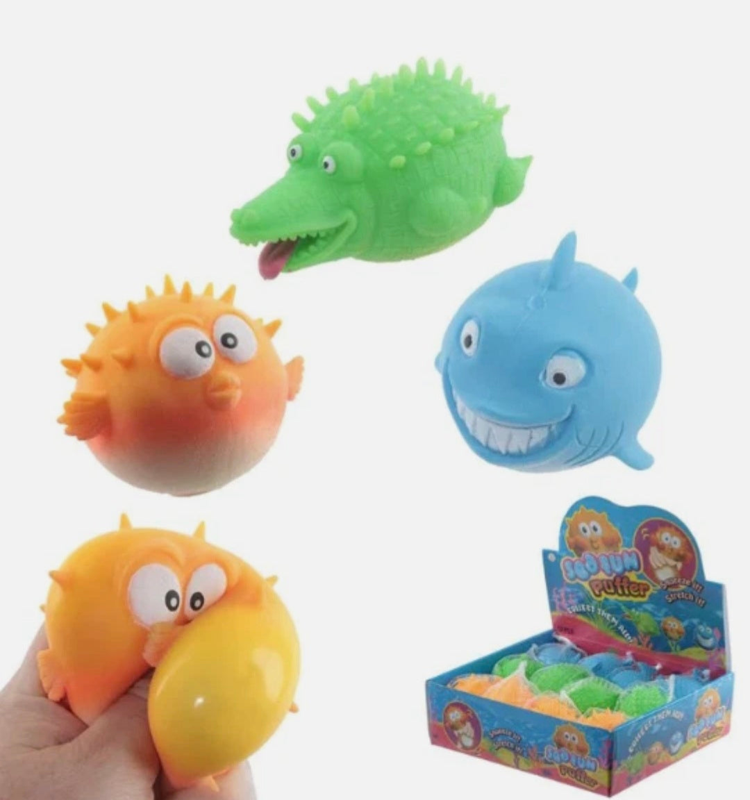 Sealife Puffer Squishy