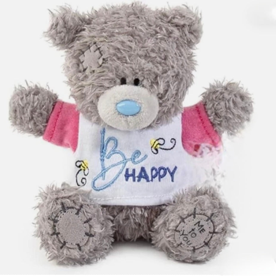 M2Y Be Happy Plush Bear