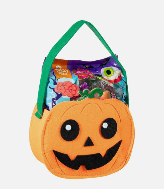Halloween Felt Bag with Body Part Gummies