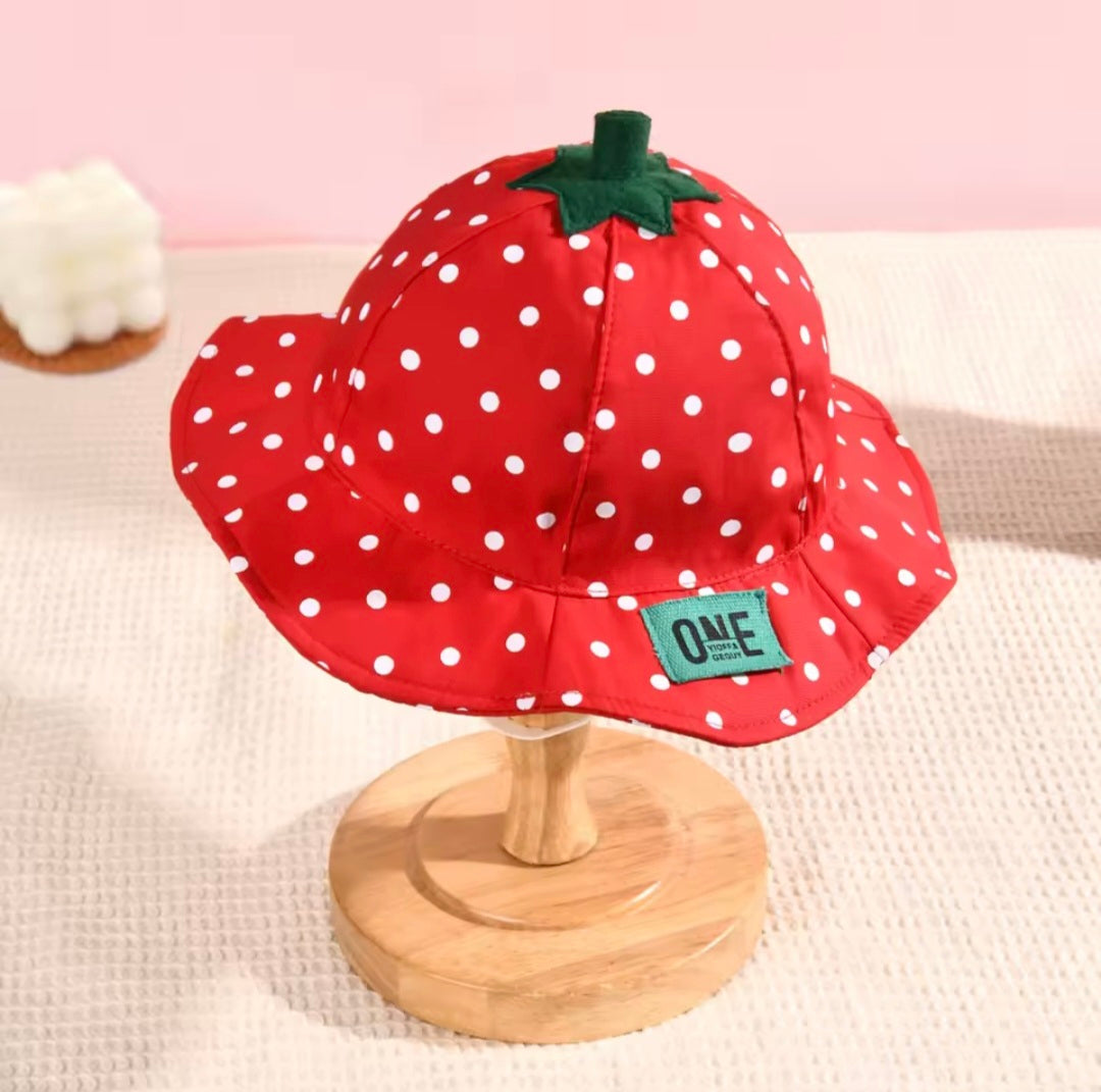 Strawberry Baby Summer Hat