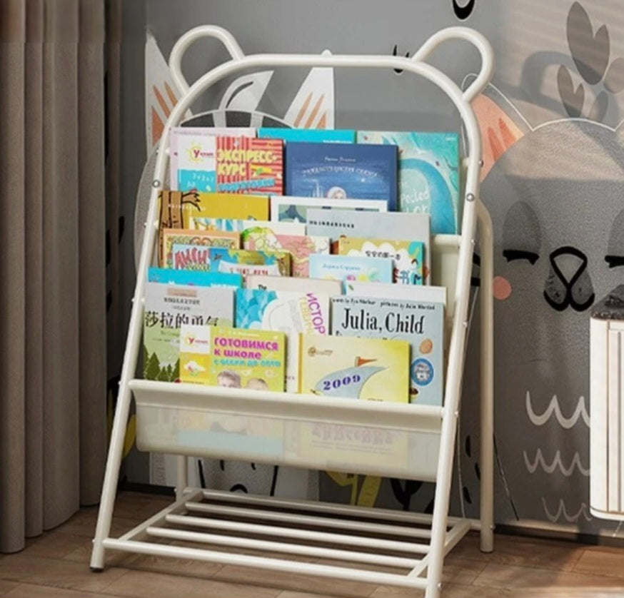 Kids 4 Tier BookShelf Rack