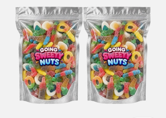 2 X 1kg Bags Of Fizzy Sweets