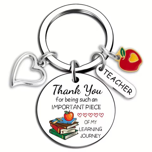 Thankyou Teacher Keyring
