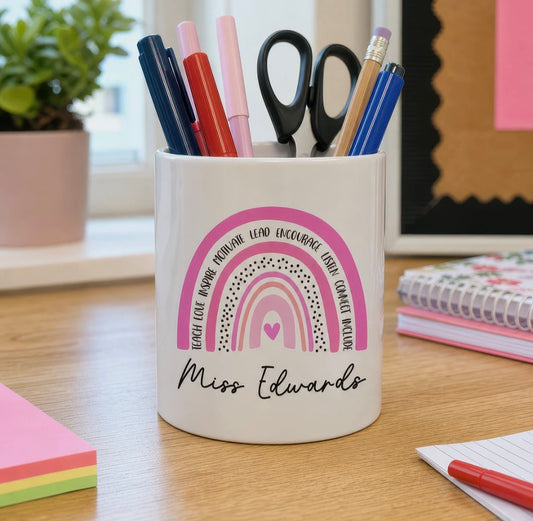 Teacher Ceramic Pen Pot