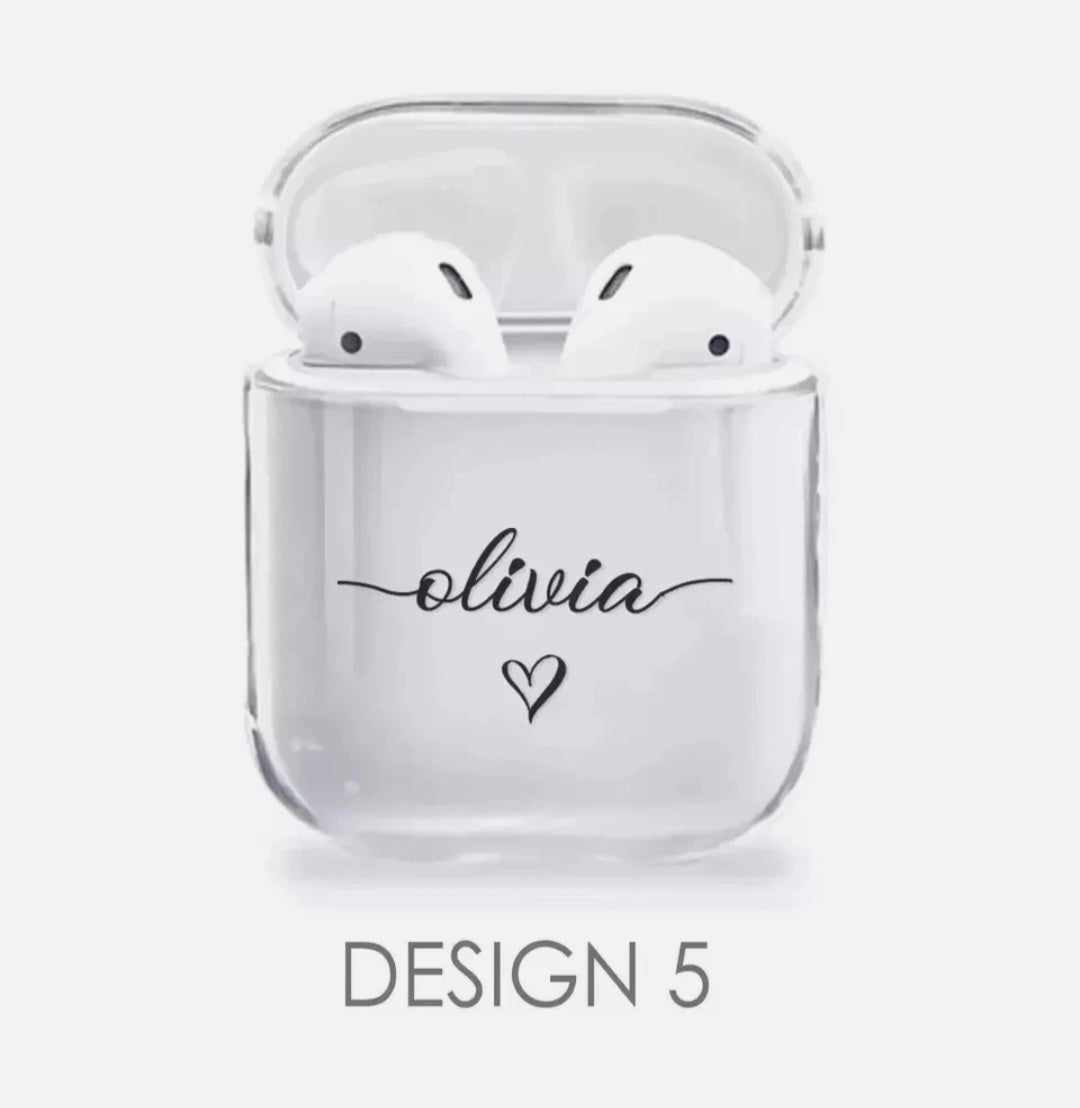 Personalised Silicone Airpods Case