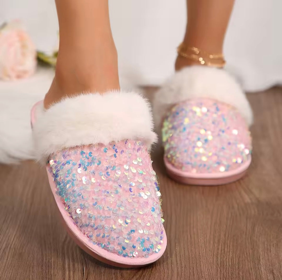 Sequin Slippers