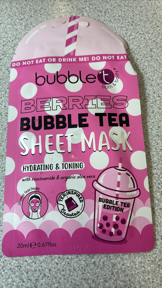 Berries Bubble T Sheet Mask