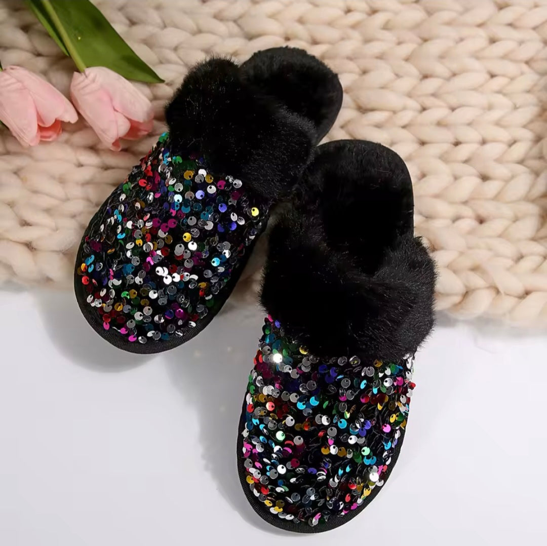 Sequin Slippers