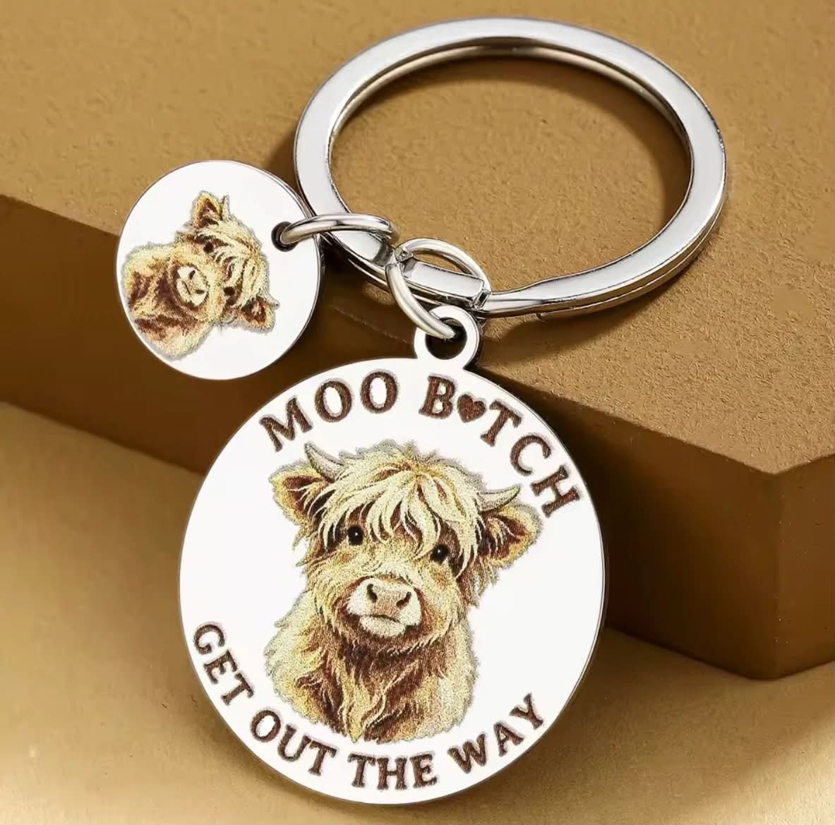 Moody Keyring