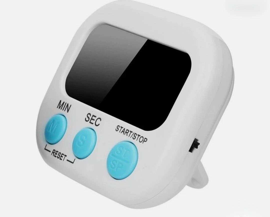 Magnetic LCD Cooking Timer With Alarm