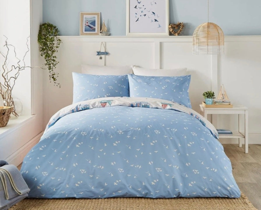 Beach Huts King Bed Set
