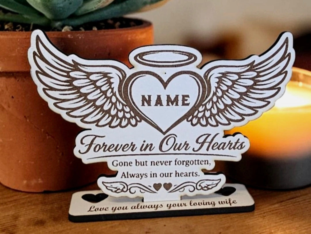 Memorial Wings Plaque
