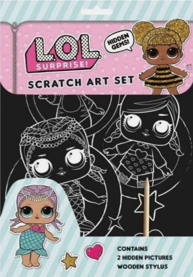 Character Scratch Art