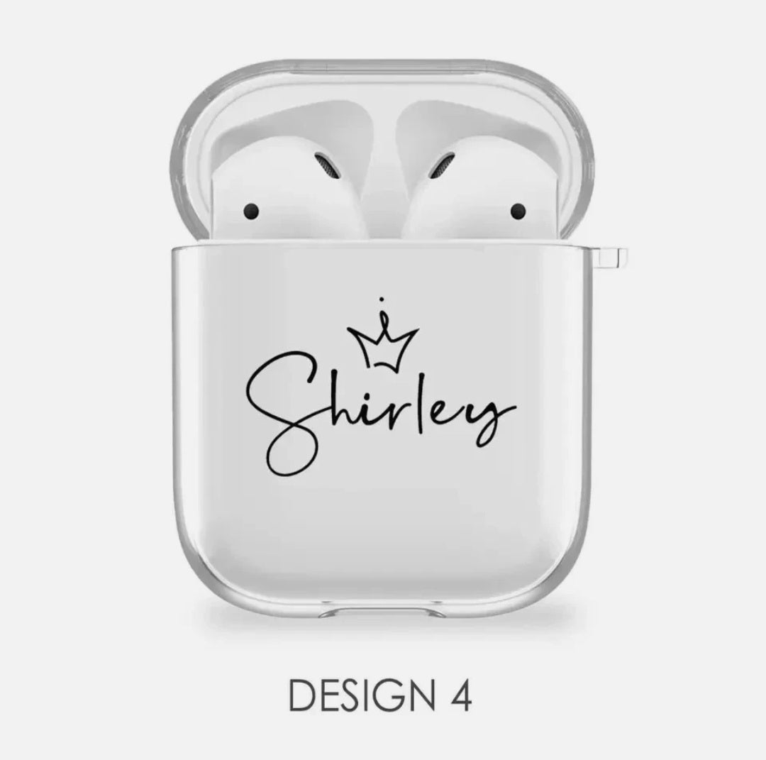 Personalised Silicone Airpods Case
